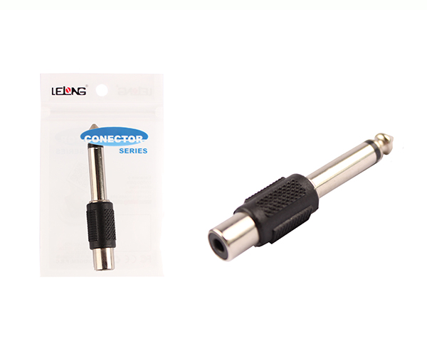 CONECTRO P10M MACHO/RCA FEMEA